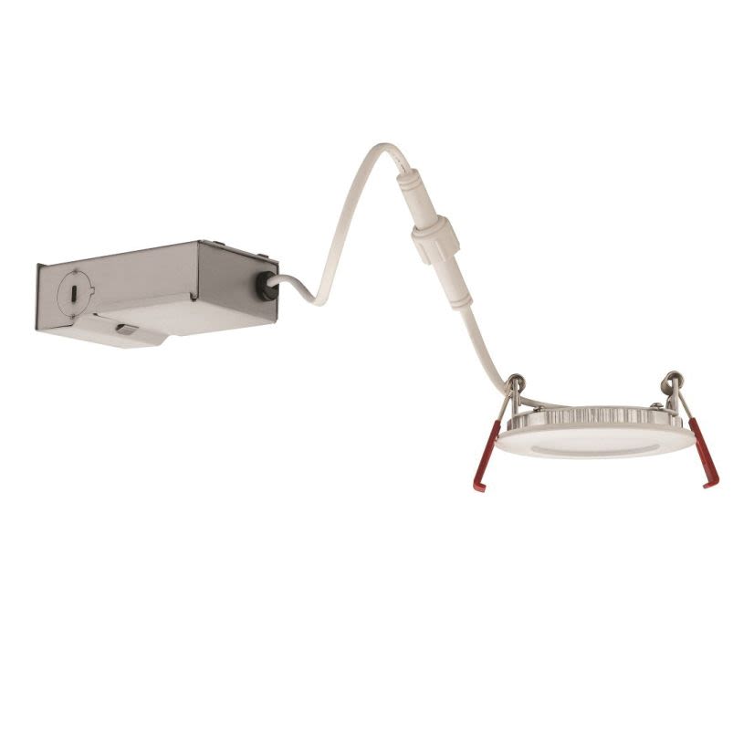 Acuity Brands Lithonia Lighting® WF3 LED 30K MW M6 Dimmable Wafer Thin Recessed Downlight, LED-Static Lamp, 120 VAC, Aluminum Housing